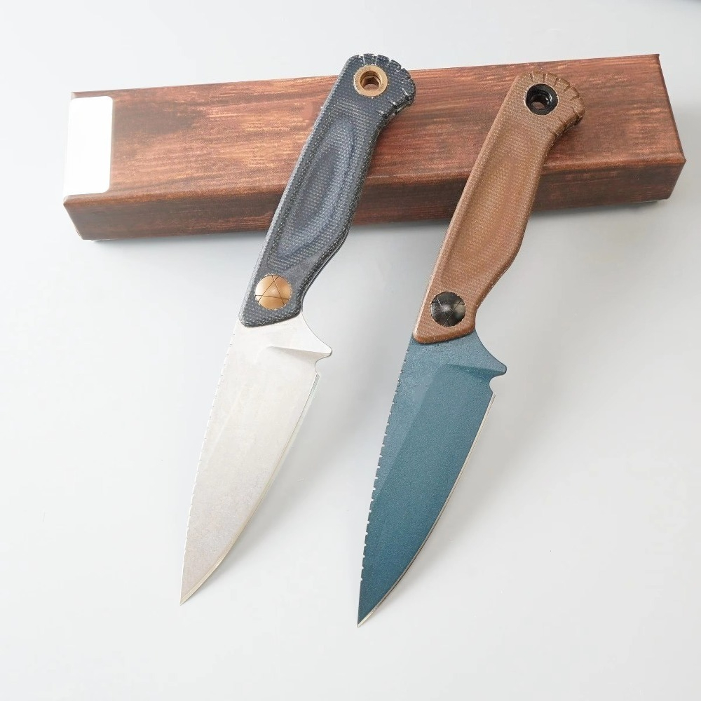 Fishing Backpack - Outdoor Multi-function Straight Knife G10 Handle