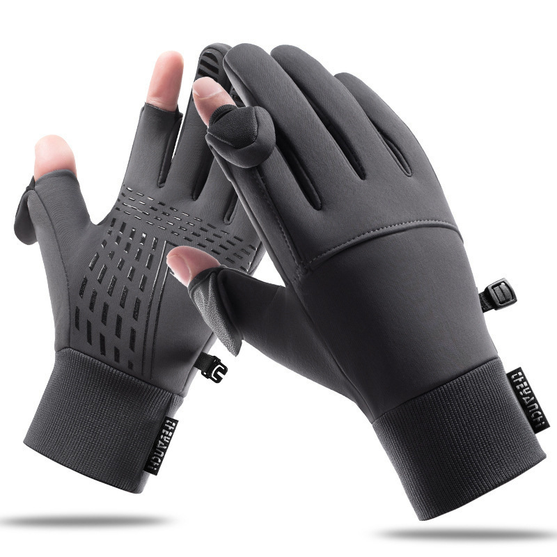 Fishing Gloves - Winter Flip Open Two Finger Gloves