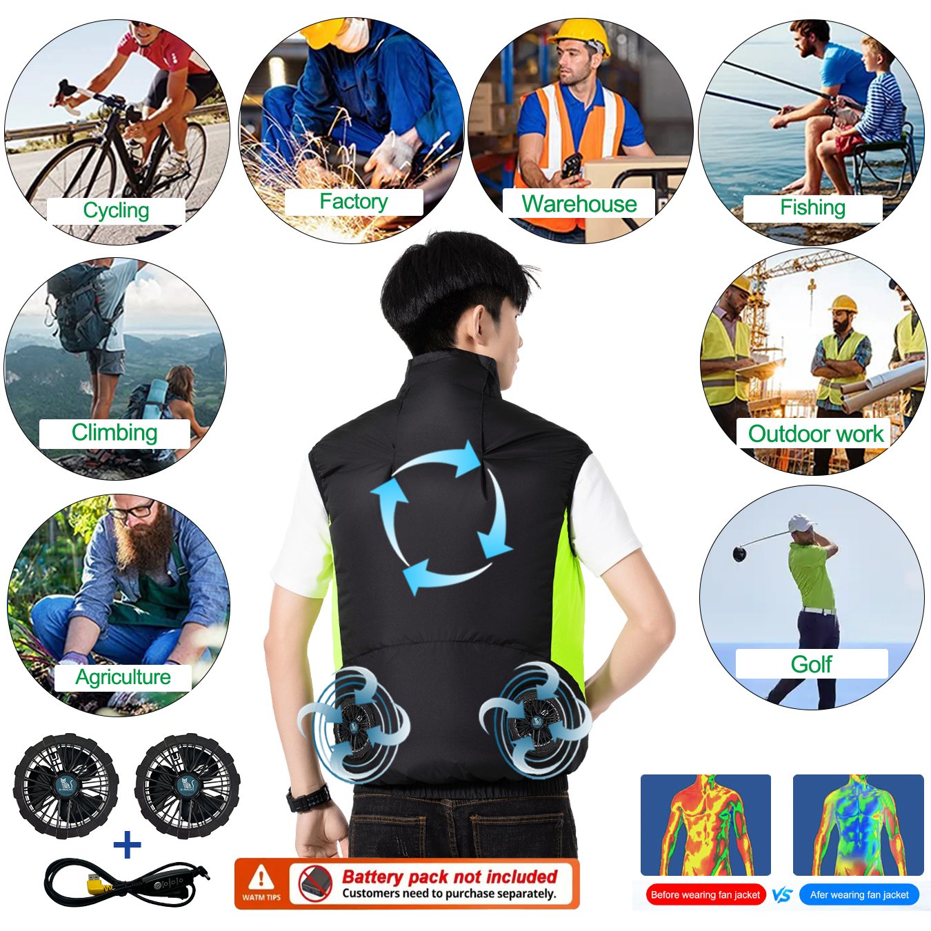 Summer Breathable Wearable Coo – Fishing Vest recenzja i cena