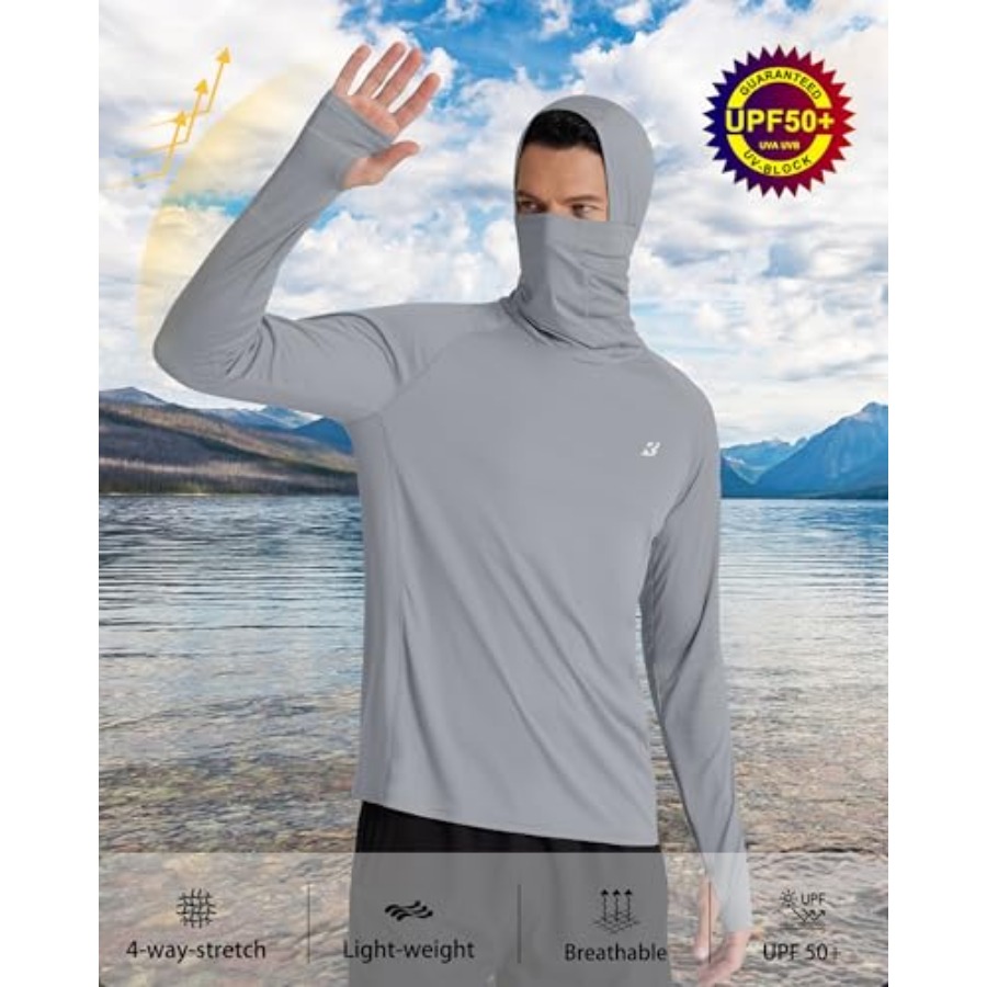 Roadbox UPF 50+ Men's Hooded F – Fishing Mask Sun Protection recenzja i cena