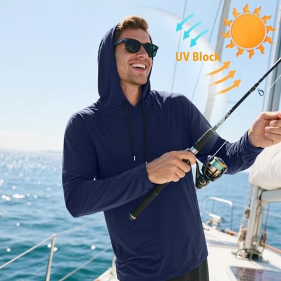 HovSiyla 5 Pack Men's Fishing  – Fishing Hoodie recenzja i cena