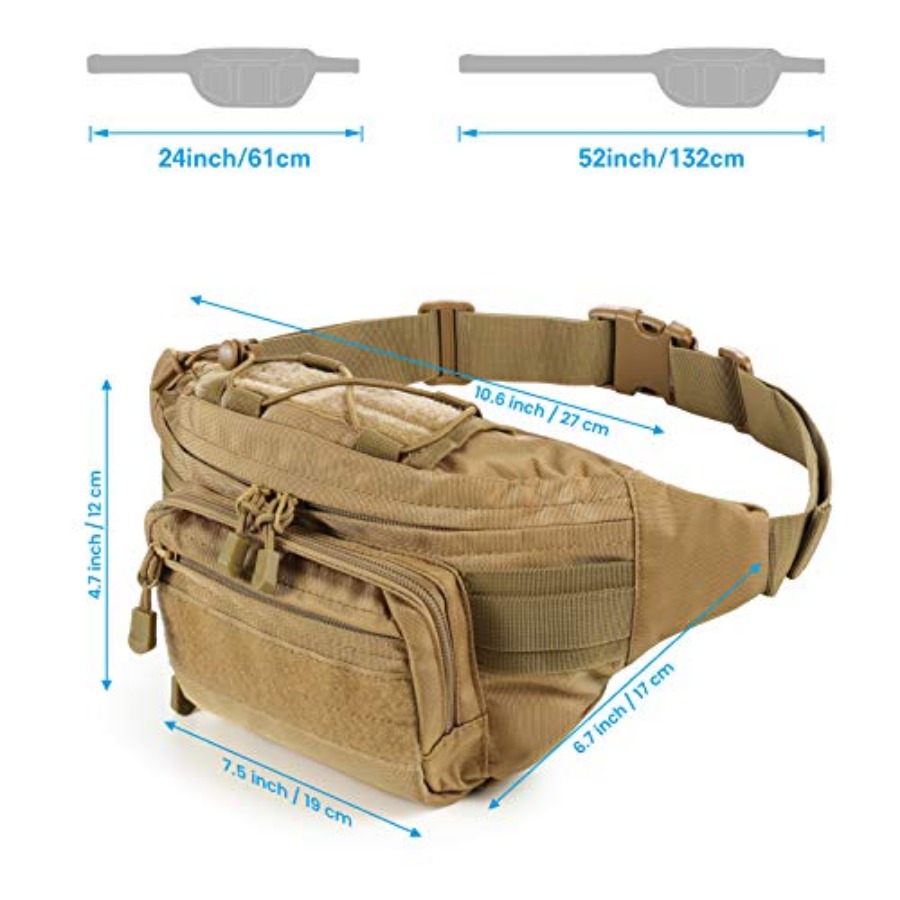 Tactical Fanny Pack, Military  – Fishing Belt recenzja i cena