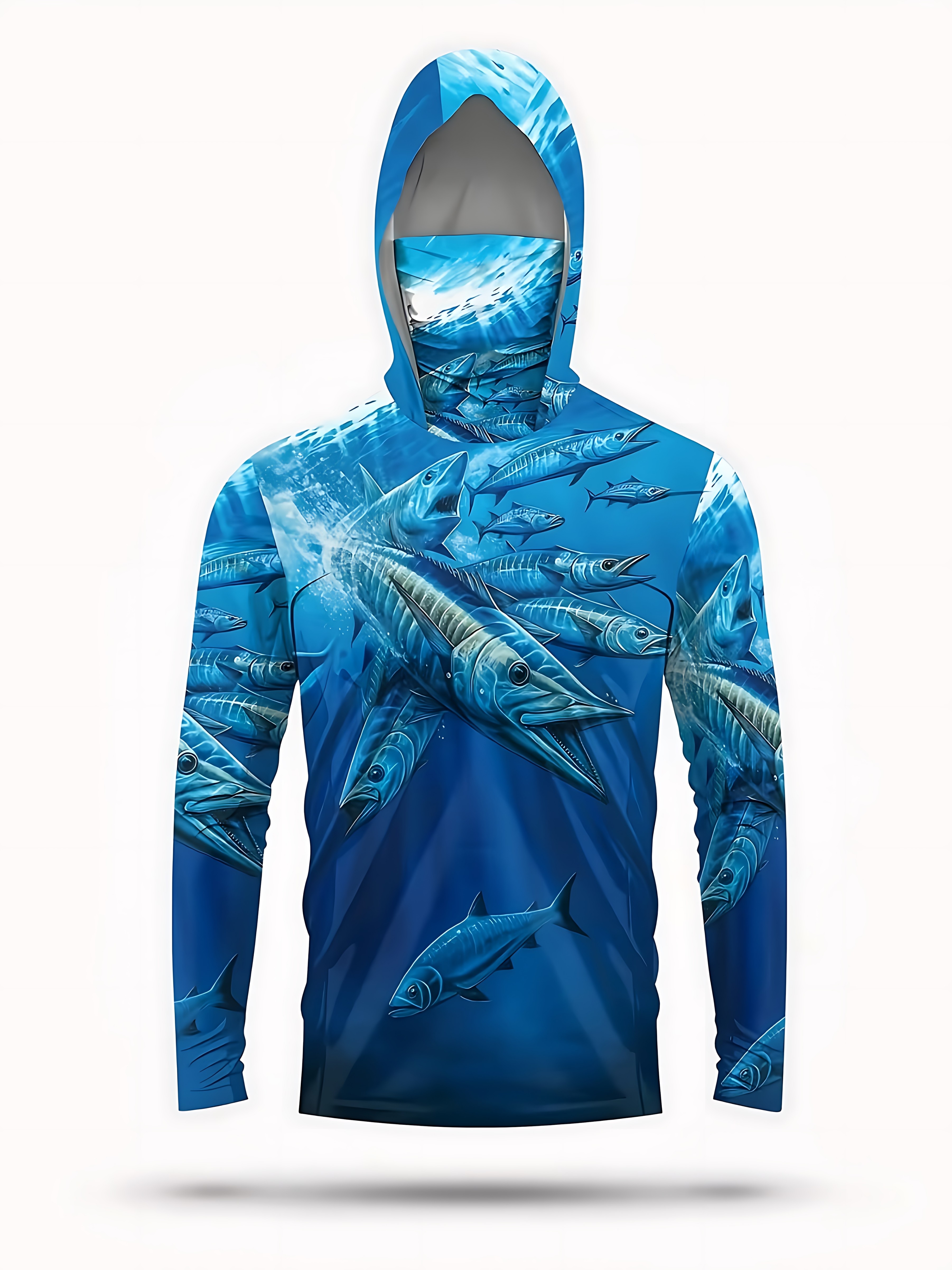 Fishing Shirt Hooded Men Fishi – Fishing Mask Sun Protection recenzja i cena