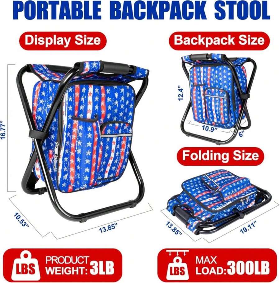 Portable Backpack Stool Foldin – Fishing Backpack recenzja i cena