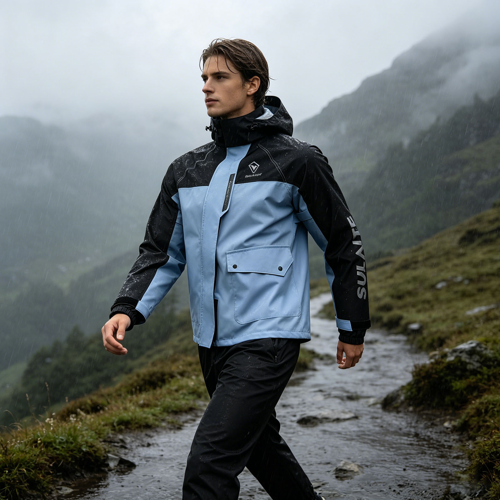 Motorcycle Rain Suit for Men & – Fishing Jacket Waterproof recenzja i cena
