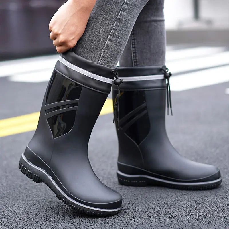 Fashion Men's Medium Tube Rain – Fishing Boots recenzja i cena