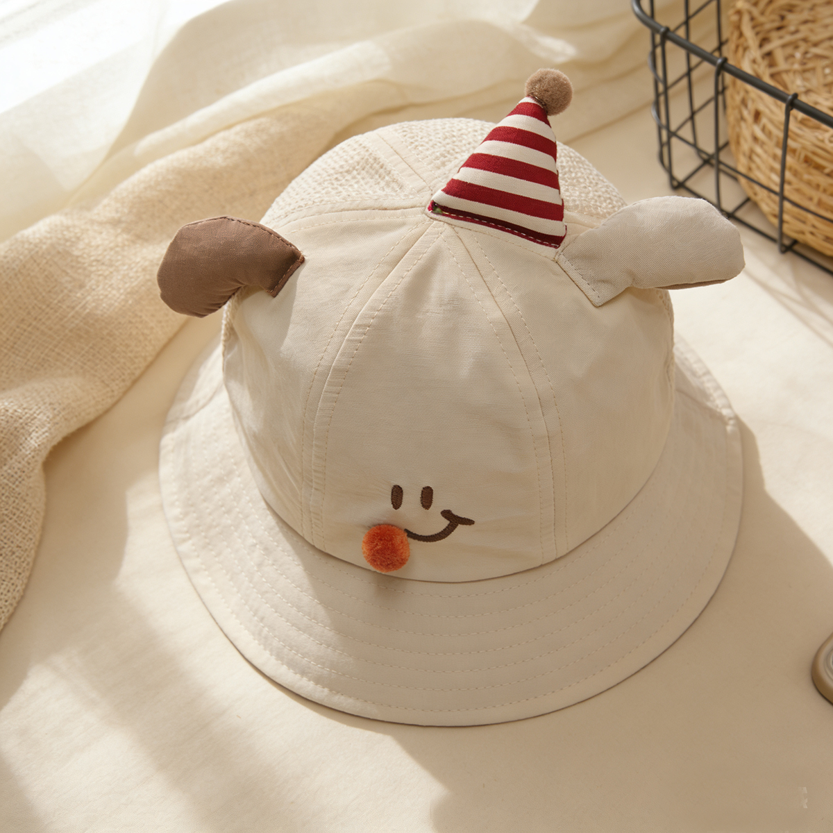 Cute birthday-themed embroider – Fishing Hat recenzja i cena