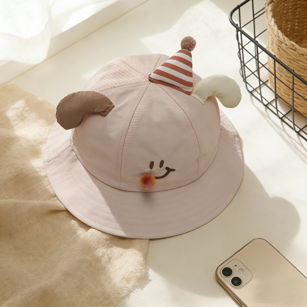 Cute birthday-themed embroider – Fishing Hat recenzja i cena