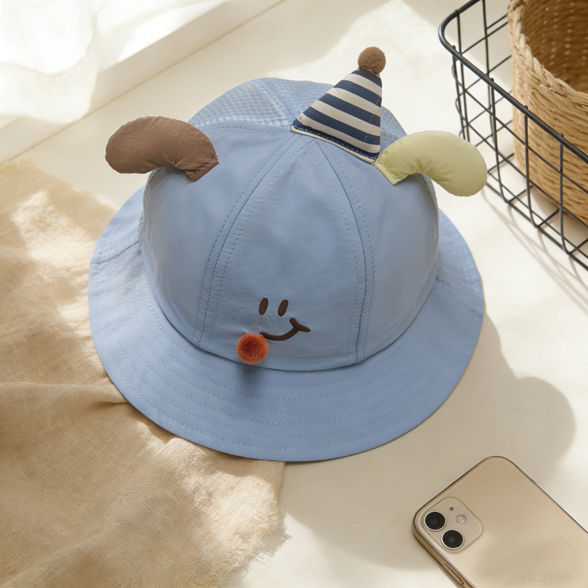 Cute birthday-themed embroider – Fishing Hat recenzja i cena