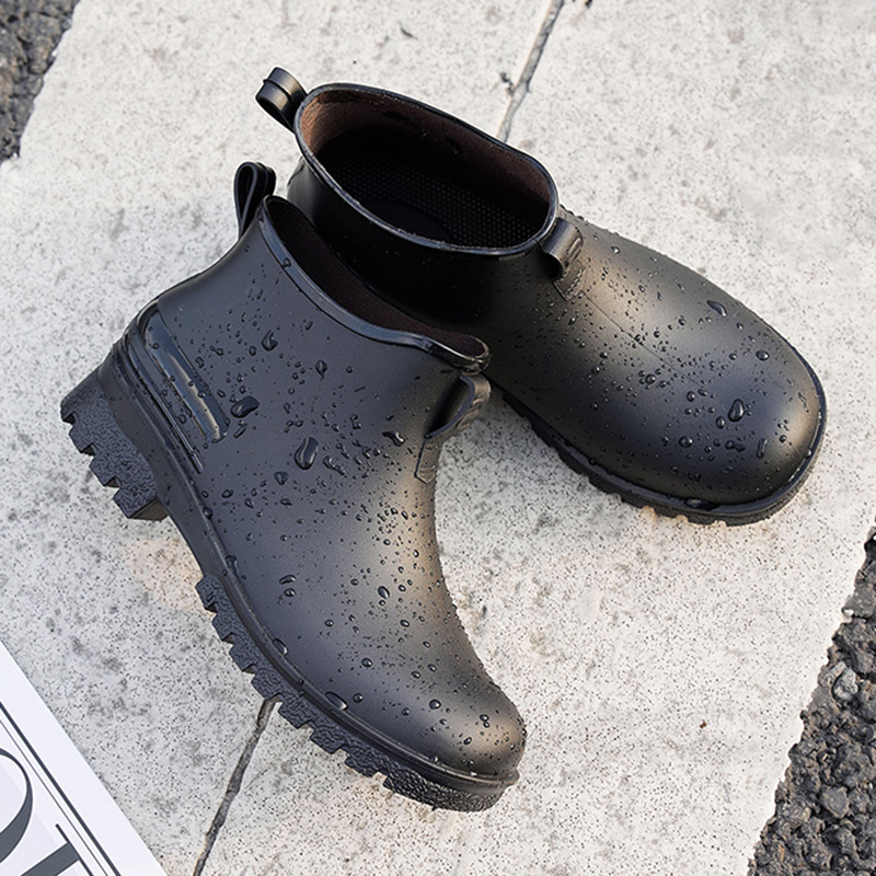 New Fashion Men Rain Boots Pla – Fishing Boots recenzja i cena