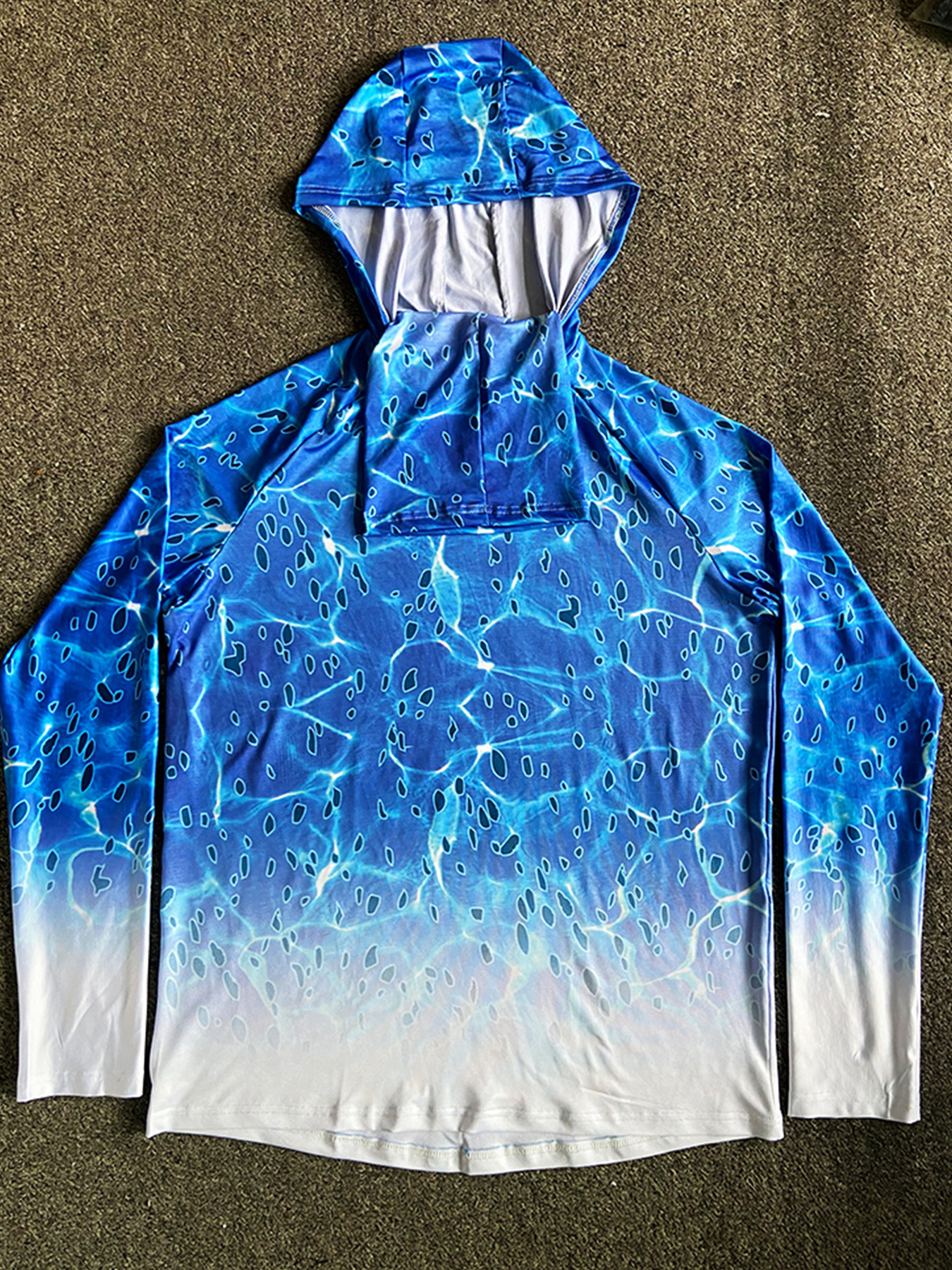 UPF50+ Men's Fishing Hoodie Wi – Fishing Mask Sun Protection recenzja i cena