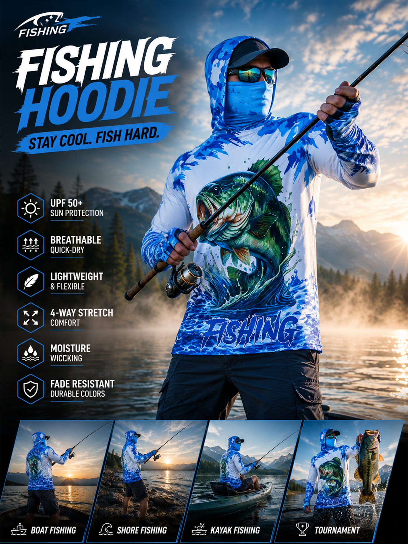 Fishing Hooded Shirt Upf 50 Fi – Fishing Hoodie recenzja i cena