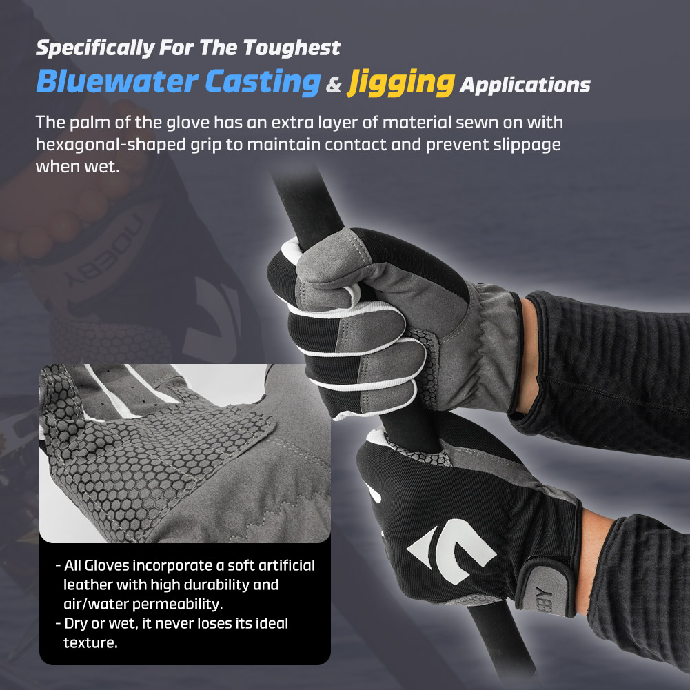 NOEBY Fishing Gloves Non-slip  – Fishing Gloves recenzja i cena
