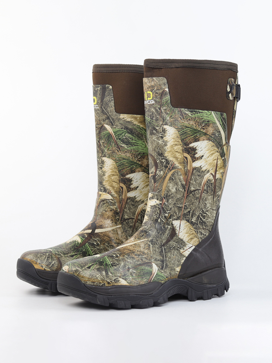 Men's High-Cut Camouflage Rain – Fishing Boots recenzja i cena