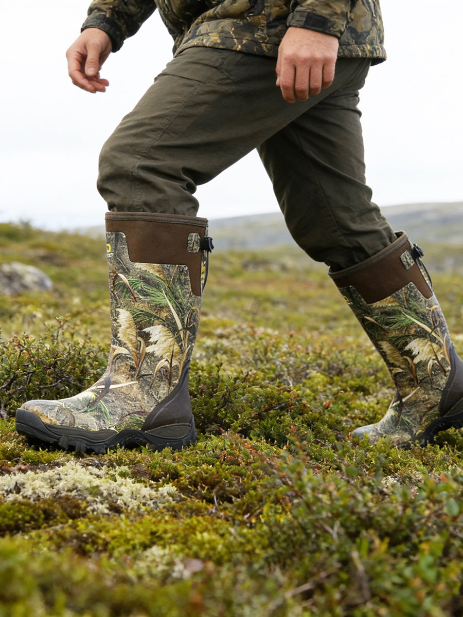 Men's High-Cut Camouflage Rain – Fishing Boots recenzja i cena