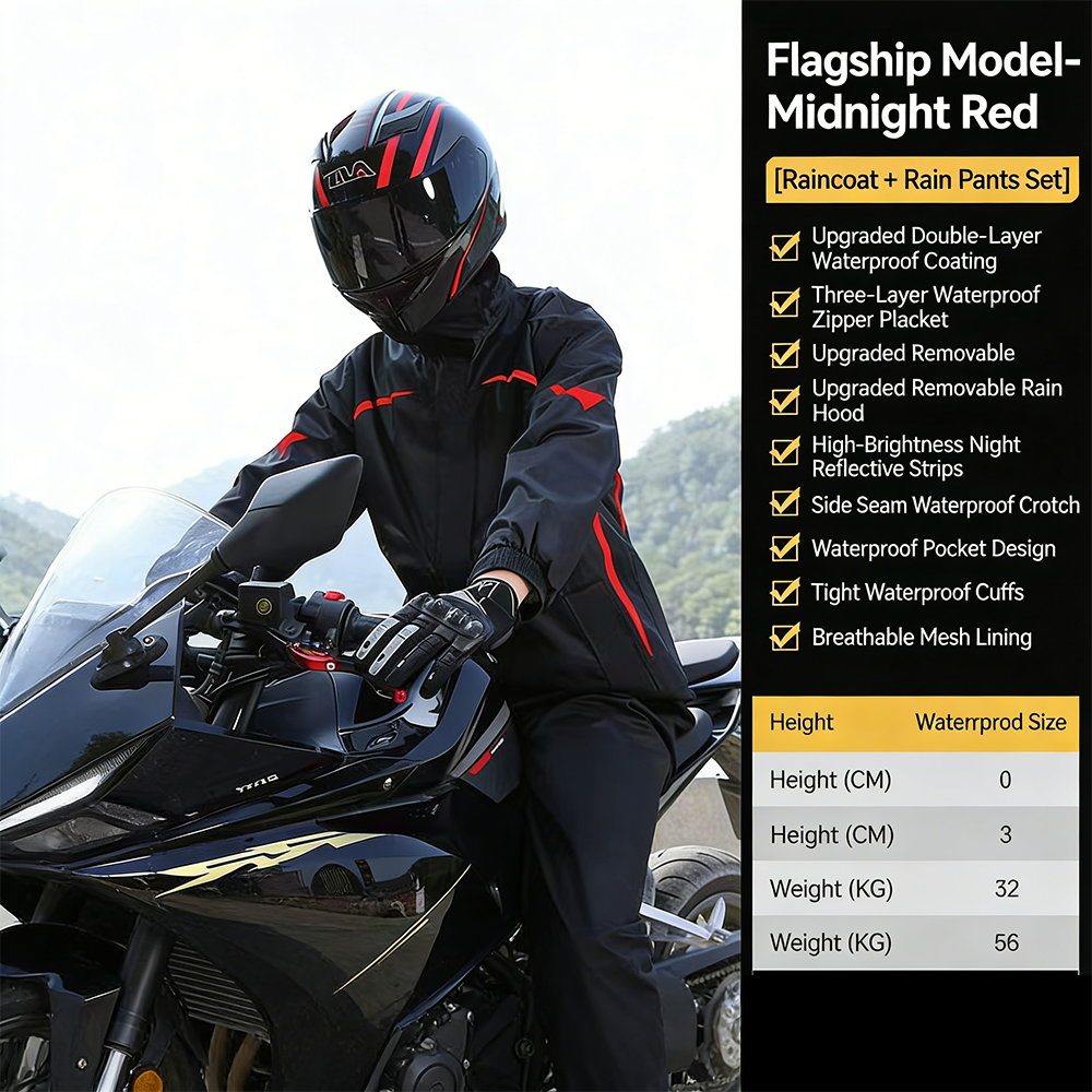 Motorcycle Rain Suit Men Women – Fishing Rain Suit recenzja i cena
