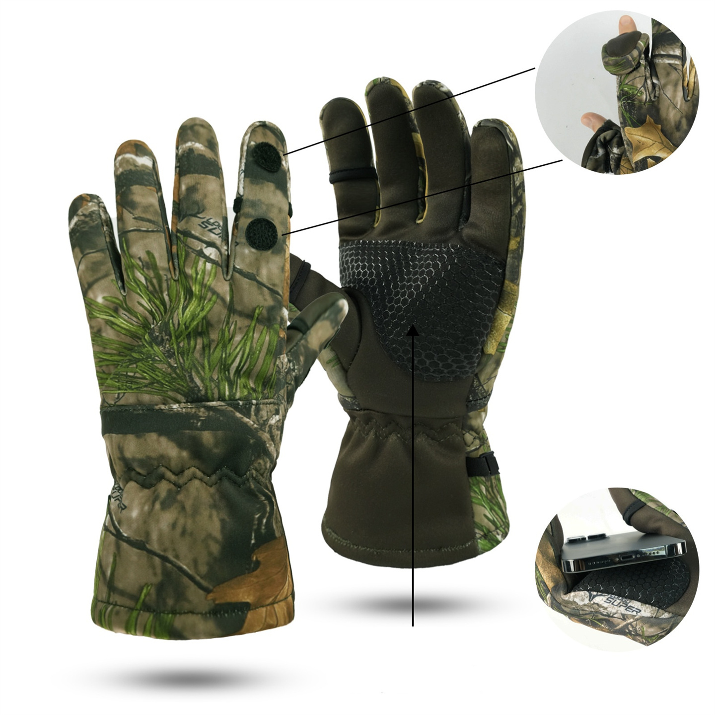 Outdoor Bionic Hunting Camoufl – Fishing Gloves recenzja i cena
