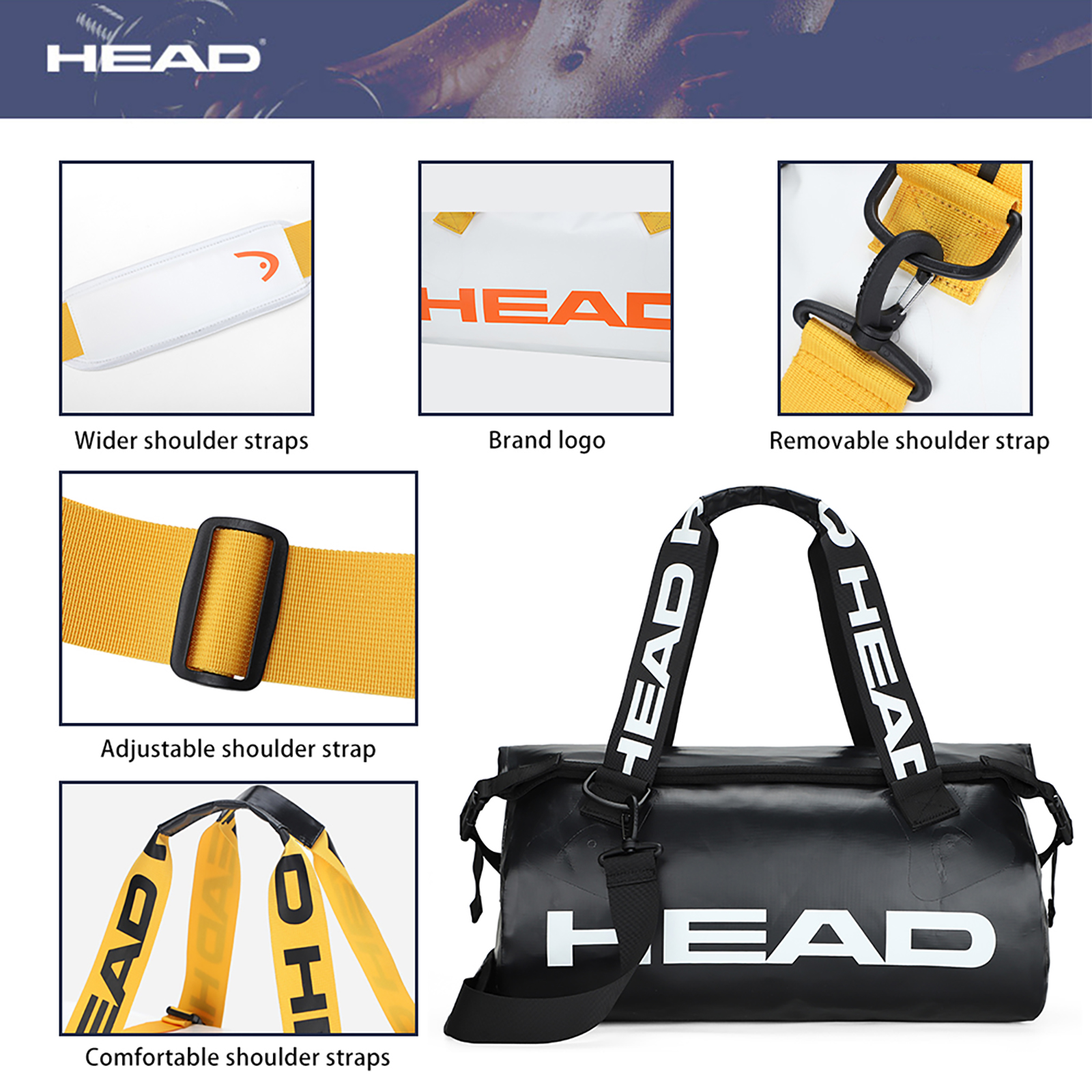 HEAD Fully Waterproof Travel D – Fishing Bag Waterproof recenzja i cena