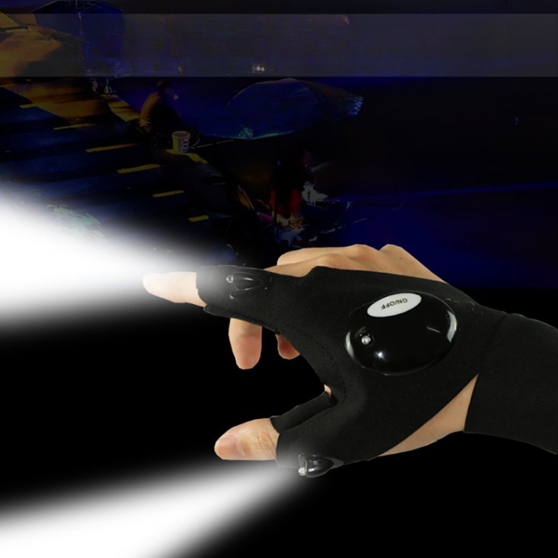LED Flashlight Luminous Fishin – Fishing Gloves recenzja i cena